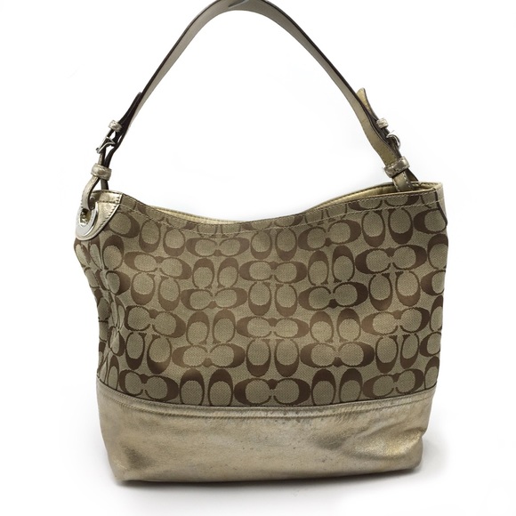 Coach Canvas Signature Shopper - Picture 2 of 8